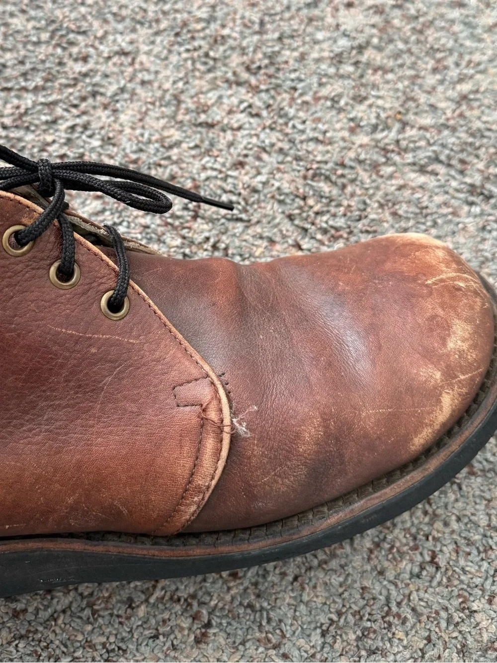Frye Men's 10.5 D Vintage Lace Up Leather Chukka Ankle Boots Tan Brown USA